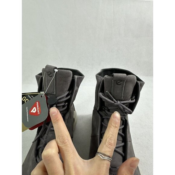 Ecco Solice Yak Leather Goretex Boots Gravity Nubuck Women’s 9-9.5 New READ - Picture 3 of 12